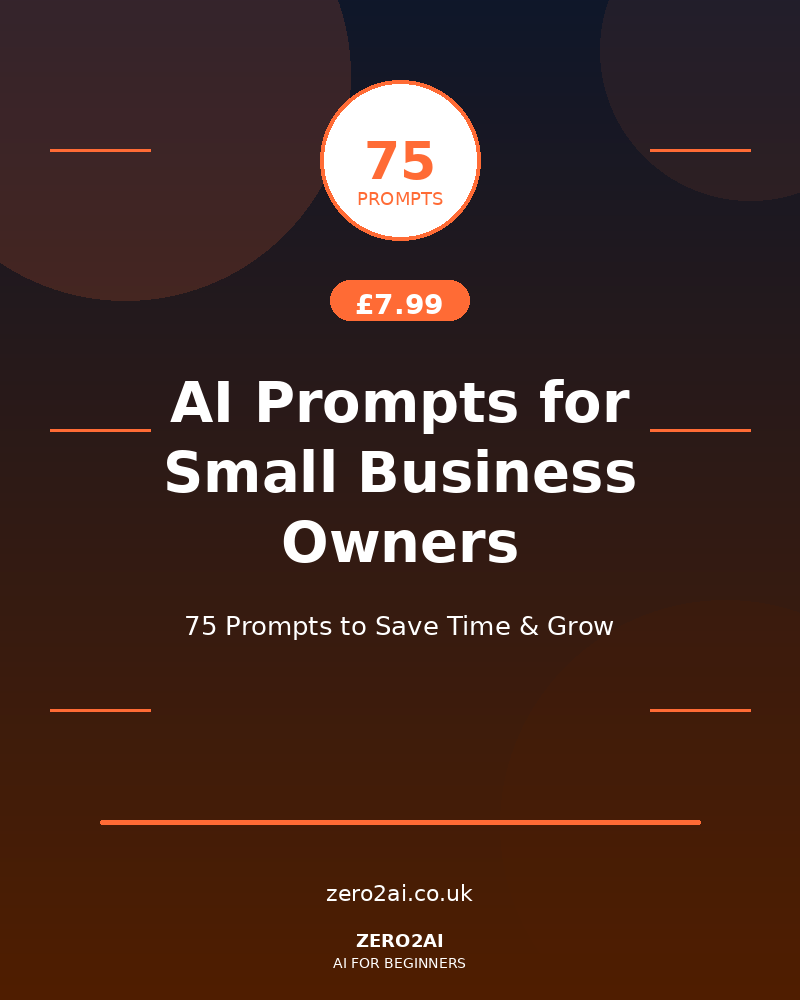 AI Prompts for Small Business Owners - cover